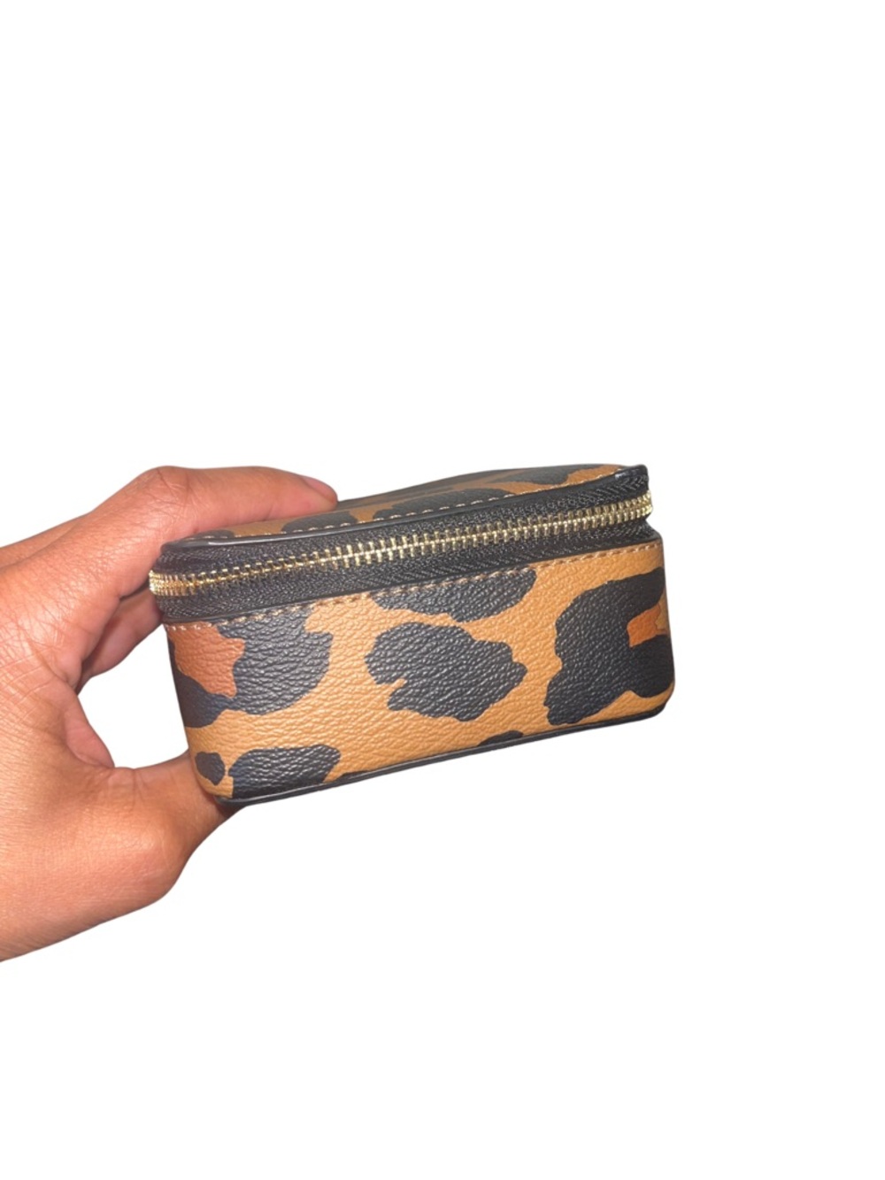Coach  Leopard Print Leather Jewelry Case - Picture 6 of 11